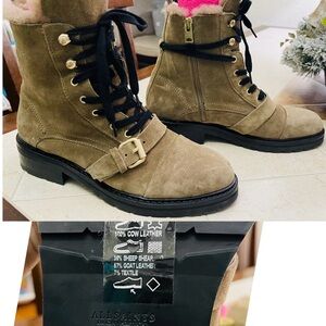 All Saints Donita style Suede & shearling lined boots Footwear size 39/9